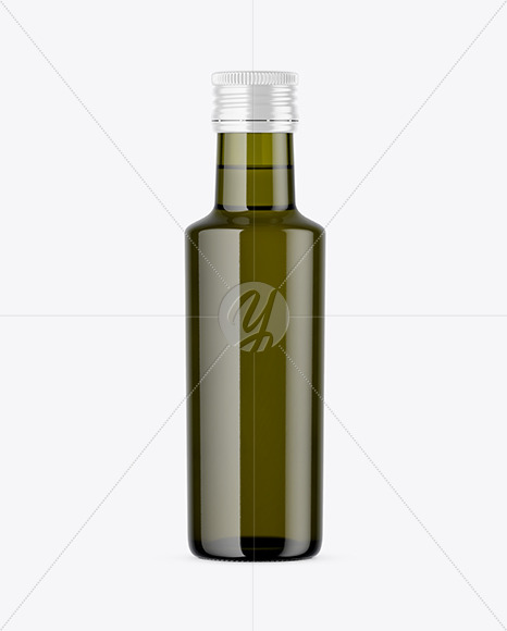 Download 250ml Antique Green Glass Olive Oil Bottle Mockup In Bottle Mockups On Yellow Images Object Mockups