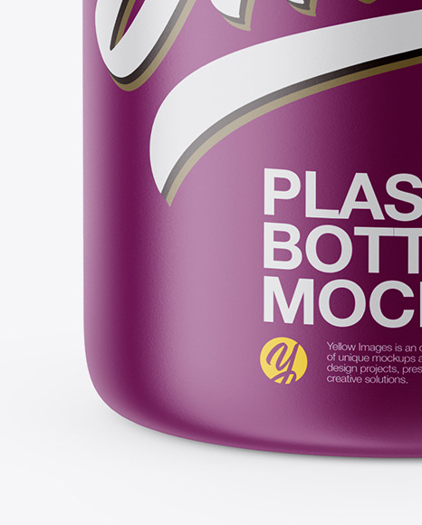 Plastic Bottle Mockup PSD #2