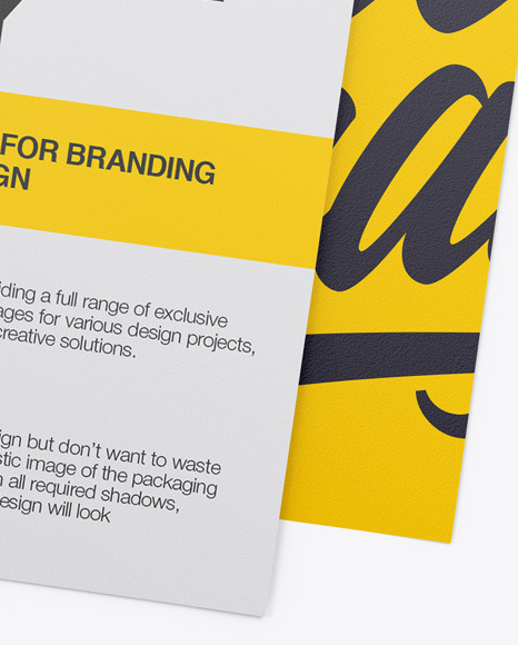 Three Papers Mockup PSD #1