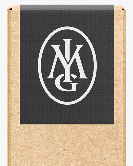 Kraft Paper Box Mockup PSD #1