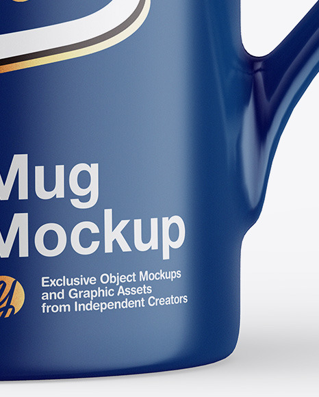 Download Glossy Coffee Cup Mockup In Cup Bowl Mockups On Yellow Images Object Mockups PSD Mockup Templates