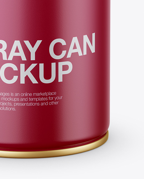 Download Matte Spray Can Without Cap Mockup In Can Mockups On Yellow Images Object Mockups PSD Mockup Templates