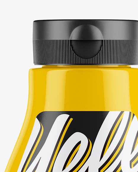 Plastic Bottle Mockup   Front View PSD #2