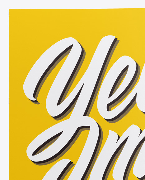 Banner Mockup PSD #1