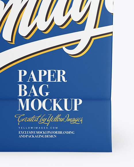 Paper Bag Mockup PSD #4