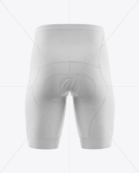 Download Men's Cycling Shorts Mockup in Apparel Mockups on Yellow ...