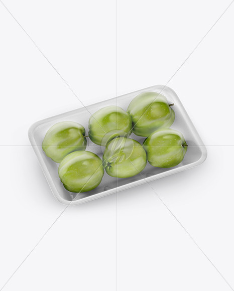 Download Tray With Green Apples Mockup In Tray Platter Mockups On Yellow Images Object Mockups Yellowimages Mockups