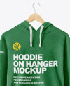 Download Hoodie On Hanger Mockup In Apparel Mockups On Yellow Images Object Mockups