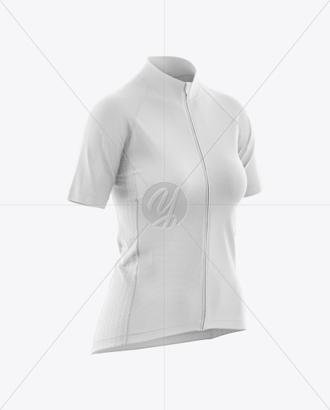 Women S Cycling Jersey Mockup In Apparel Mockups On Yellow Images Object Mockups