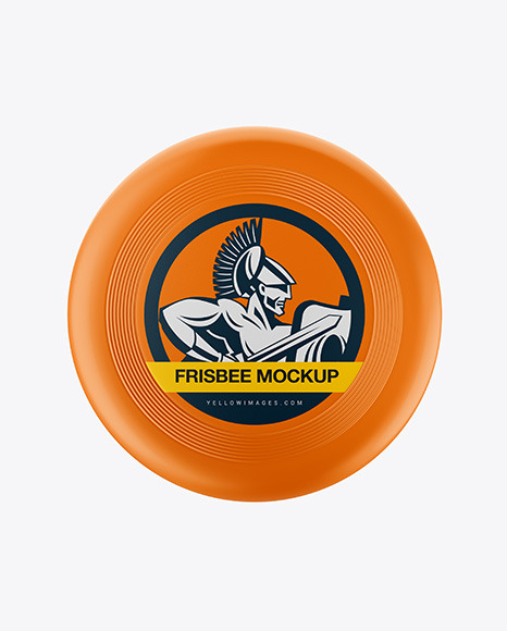 Download Matte Frisbee Mockup In Object Mockups On Yellow Images Object Mockups