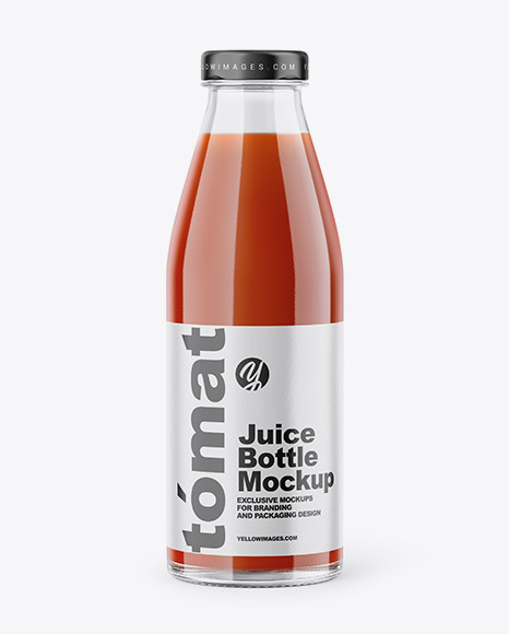 Download Tomato Juice Bottle Mockup