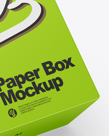 Two Paper Boxes Mockup PSD #1