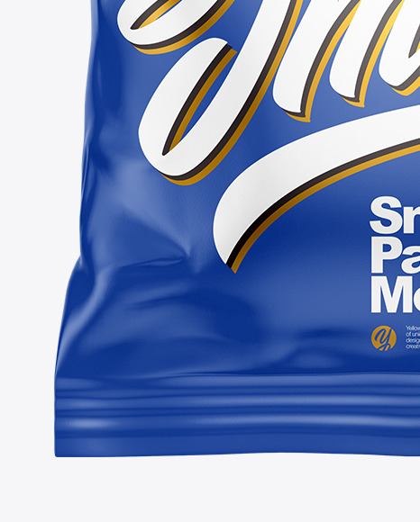 Matte Snack Package Mockup PSD #1