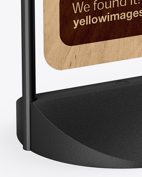 Pavement Sign Advertising   Half Side View PSD #2