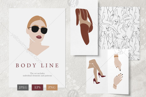 Body Line. Graphic collection
