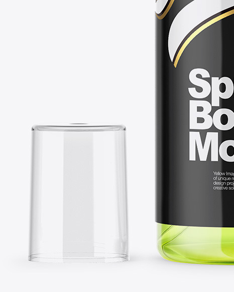 Download Lying Spray Bottle Psd Mockup Yellowimages