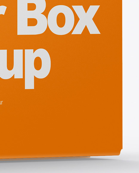 Paper Box Mockup PSD #1