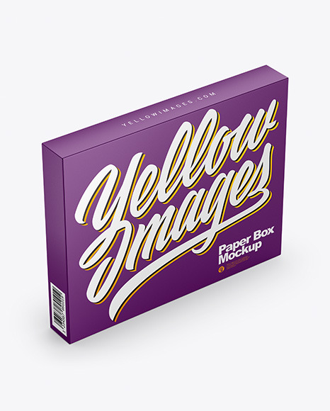 Paper Box Mockup PSD #2