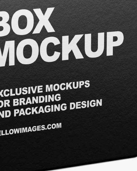 Download Box Mockup In Box Mockups On Yellow Images Object Mockups