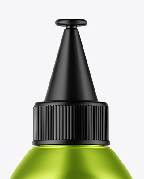 Metallic Plastic Bottle Mockup PSD #2