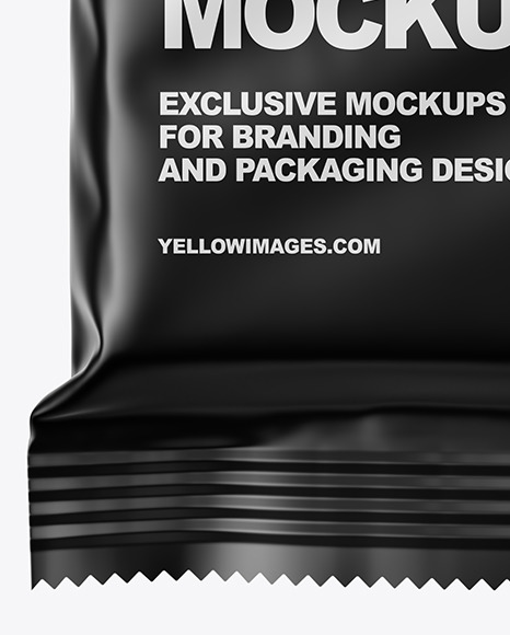 Download Matte Snack Bar Mockup In Sachet Mockups On Yellow Images Object Mockups Yellowimages Mockups