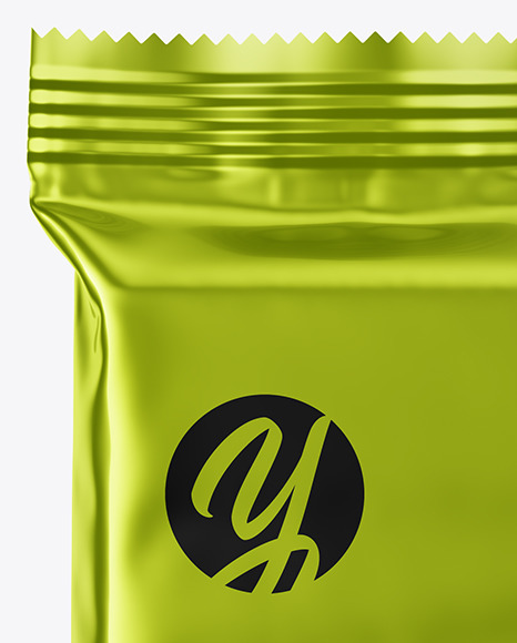 Metallic Snack Bar Mockup PSD #2