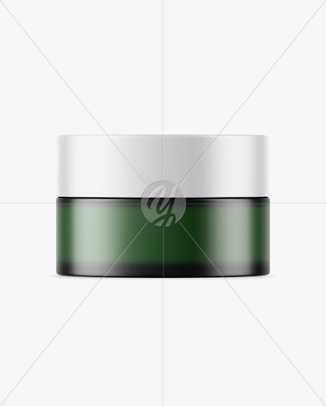 Download Dark Frosted Green Glass Cosmetic Jar Mockup In Jar Mockups On Yellow Images Object Mockups Yellowimages Mockups