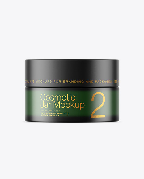 Download Dark Frosted Green Glass Cosmetic Jar Mockup In Jar Mockups On Yellow Images Object Mockups Yellowimages Mockups