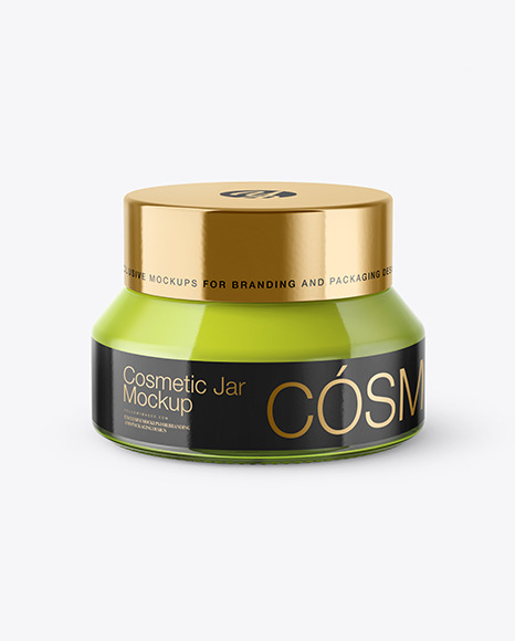 Cosmetic Jar Mockup PSD #2