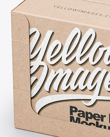 Download Kraft Box With Boxes Mockup In Box Mockups On Yellow Images Object Mockups Yellowimages Mockups