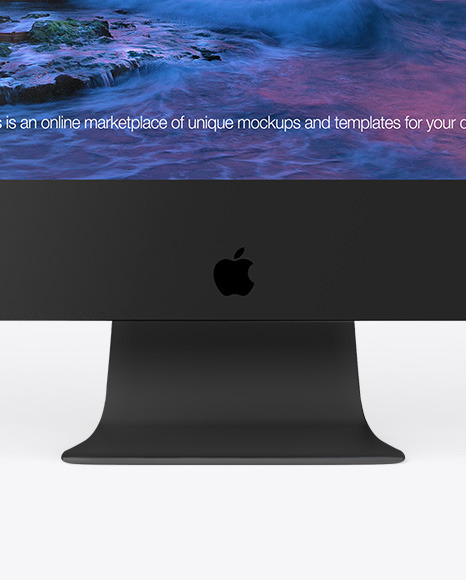 Clay iMac Pro Mockup