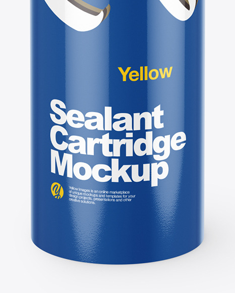 Download Glossy Sealant Tube Mockup In Tube Mockups On Yellow Images Object Mockups PSD Mockup Templates