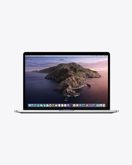 Silver MacBook Pro Mockup