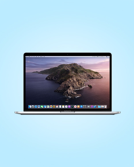 Silver MacBook Pro Mockup