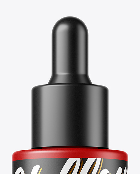 Matte Dropper Bottle Mockup PSD #1