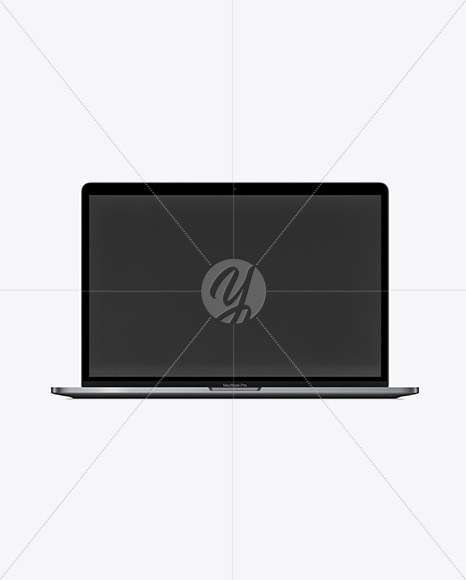 Space Gray MacBook Pro Mockup