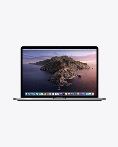 Space Gray MacBook Pro Mockup PSD #4