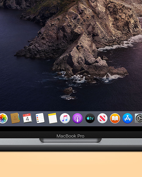 Space Gray MacBook Pro Mockup PSD #7