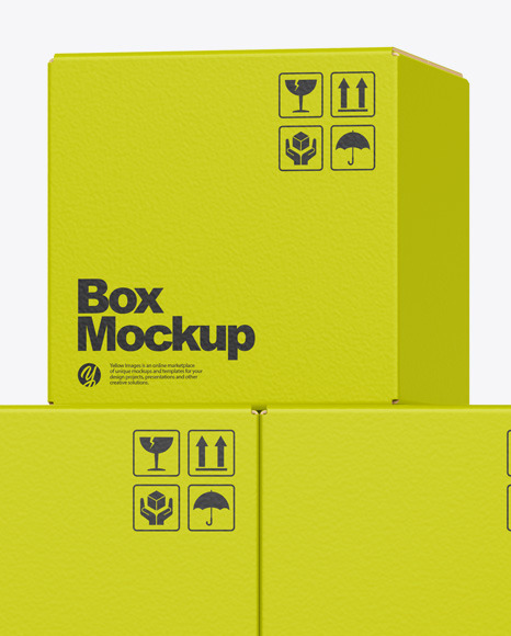 Paper Boxes Mockup