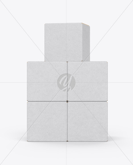 Kraft Boxes Mockup