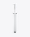 Clear Glass Grappa Bottle Mockup