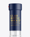 Clear Glass Grappa Bottle Mockup