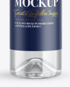 Clear Glass Grappa Bottle Mockup