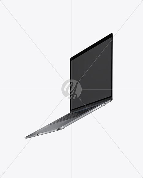 Space Gray MacBook Pro Mockup