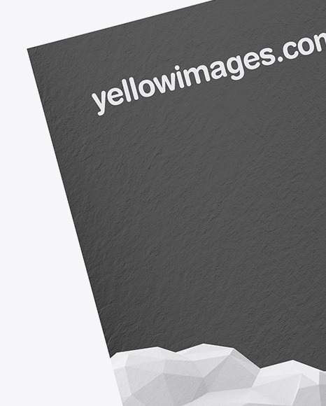 Download Textured A4 Paper Mockup In Stationery Mockups On Yellow Images Object Mockups