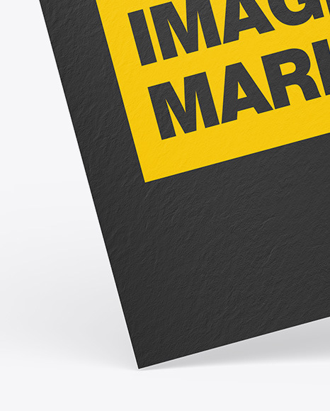 Download Textured A4 Paper Mockup In Stationery Mockups On Yellow Images Object Mockups