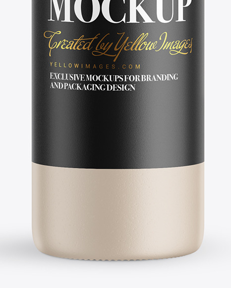 Ceramic Bottle Mockup PSD #1