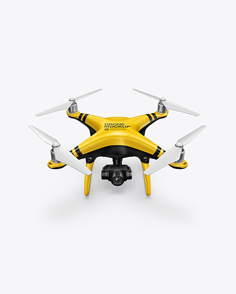 Download Drone Mockup in Object Mockups on Yellow Images Object Mockups