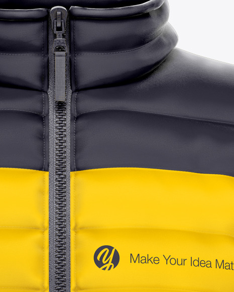 Matte Womens Down Jacket Mockup Front View - Download the ...