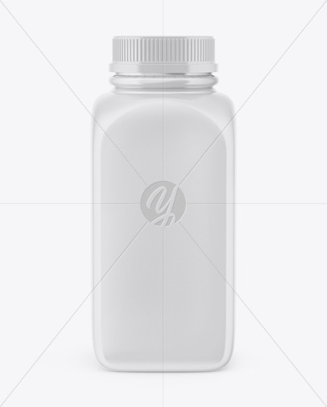 Matte Plastic Bottle Mockup In Bottle Mockups On Yellow Images Object Mockups